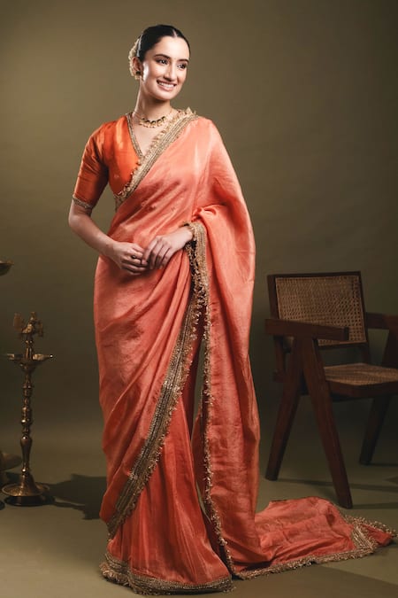 Dajwaree Agnika Pre-Draped Saree With Blouse 
