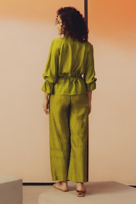 Kavya Singh Kundu Frame Hand Embroidered Shirt & Pant Set 