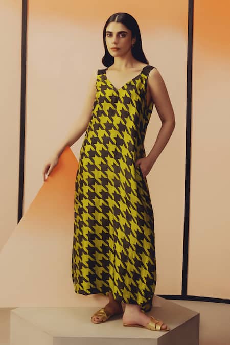 Kavya Singh Kundu Jessie Hand Block Print Dress 