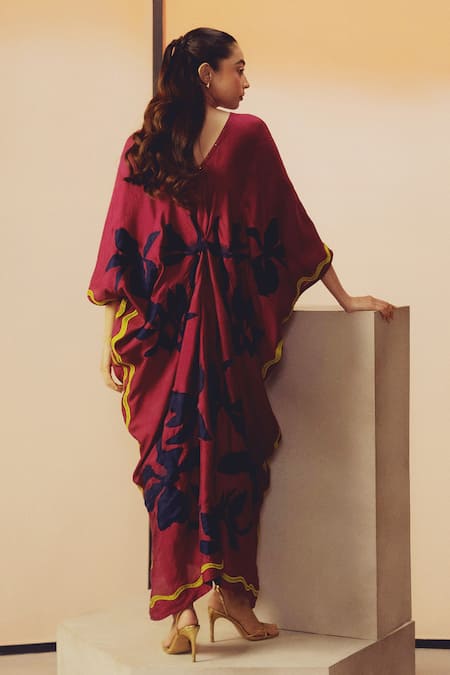 Kavya Singh Kundu Mona Hand Embroidered Kaftan 
