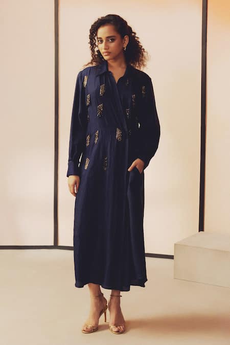 Kavya Singh Kundu Nell Hand Embroidered Dress 