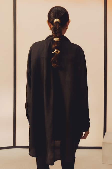 Kavya Singh Kundu Bru Hand Embroidered Shirt 