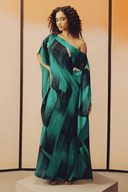 Kavya Singh Kundu Razz Hand Embroidered Dress 