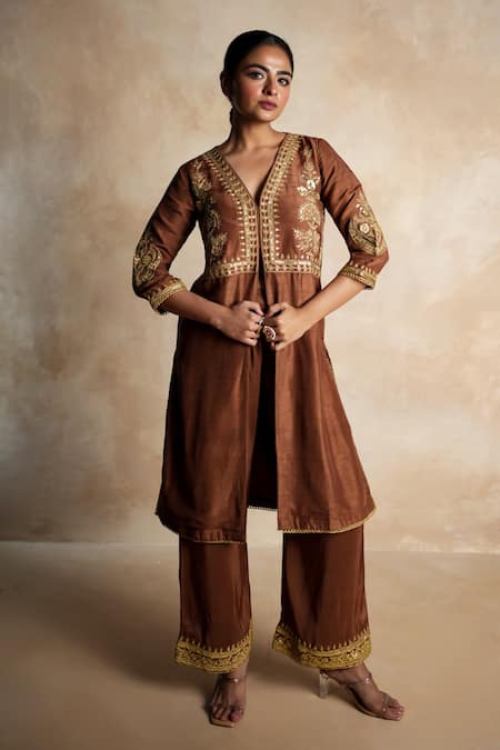 Gulabo Jaipur Chahat Embroidered Kurta & Pant Set