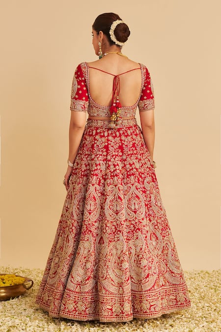 Sheetal Batra Sanaa Bridal Embroidered Lehenga Set 