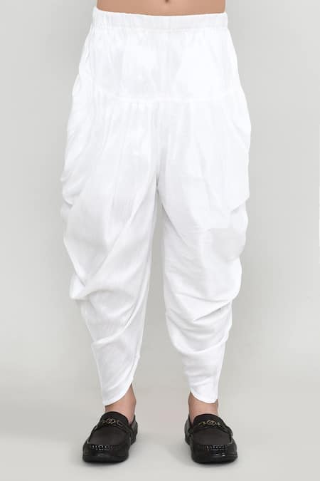 Petite Pomme_Blue Cotton, Silk Floral Print Kurta And Patiala Pant Set _Online_at_Aza_Fashions