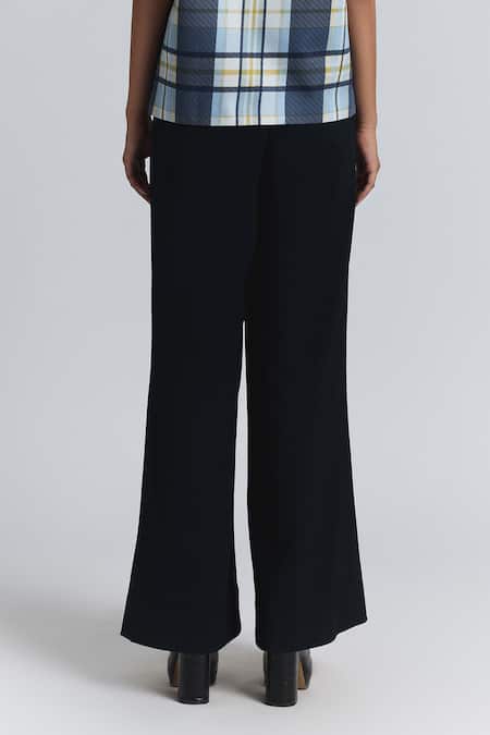 Line Out Line Pleated Wide Leg Trouser
