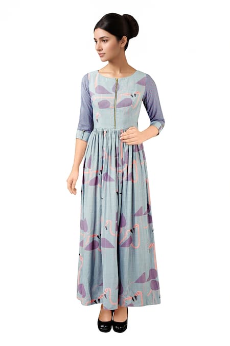 Soup By Sougat Paul Printed Maxi Dress 