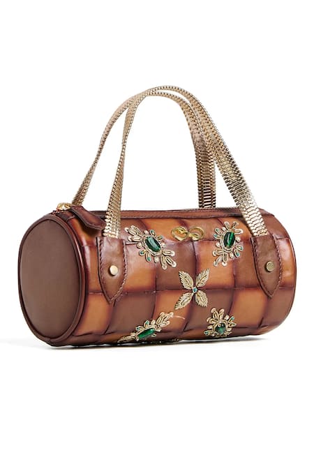 Araani Design Embellished & Hand Embroidered Dholki Bag 