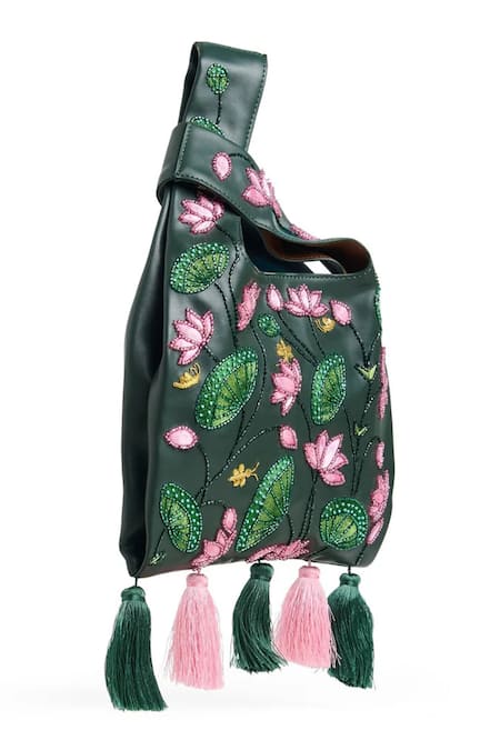 Araani Design Pichwai Reshamdozi Embroidered Bag 