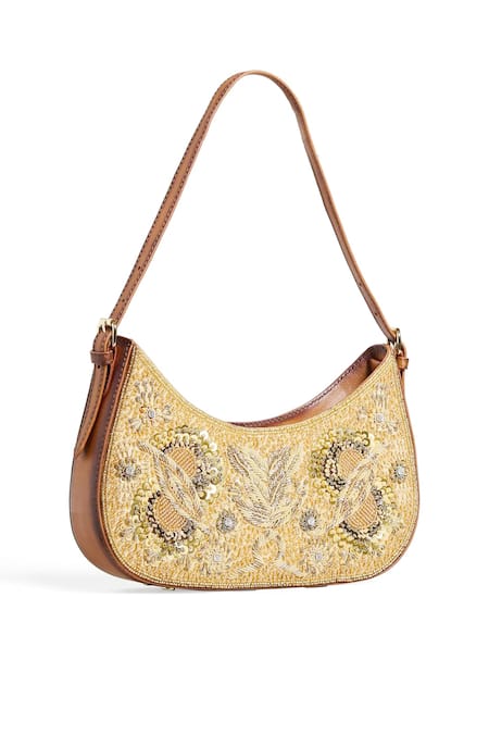 Araani Design Mughal Hand Embroidered Shoulder Bag 