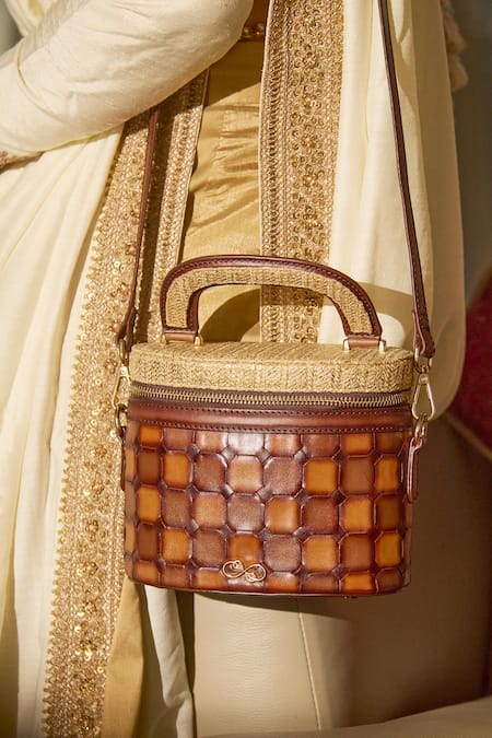 Araani Design Pitara Hand Woven Box Bag 