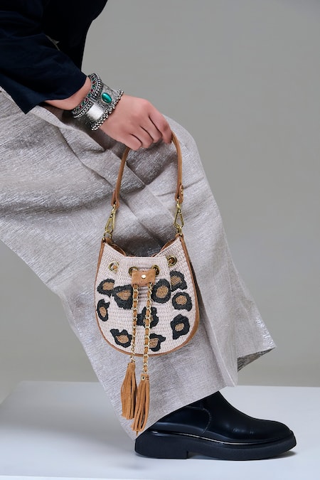 Araani Design The Sauvage Front Embroidered Bag 