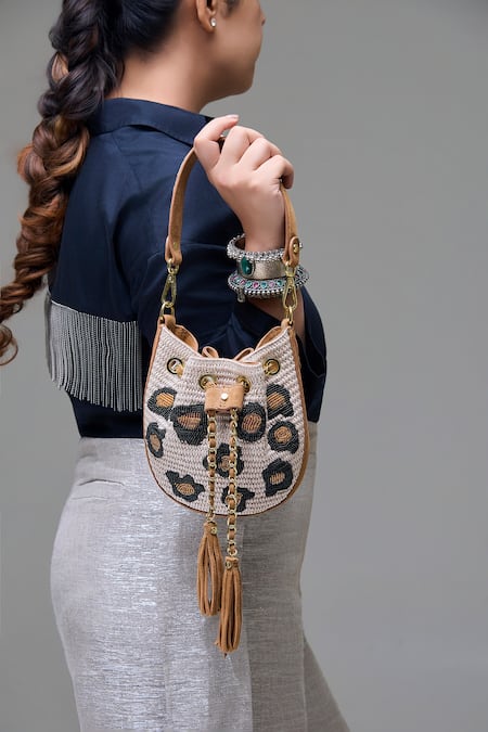 Araani Design The Sauvage Front Embroidered Bag 