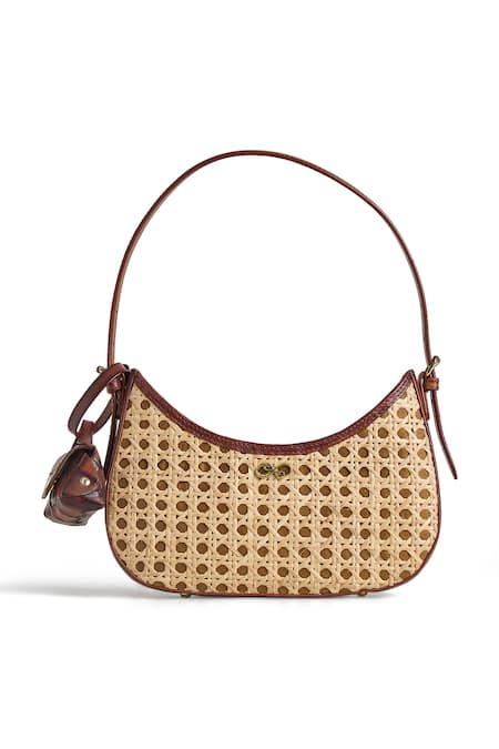 Araani Design Brown Araani Heritage Shoulder Bag Online at Aza Fashions Araani Design_Brown Araani Heritage Shoulder Bag _Online_at_Aza_Fashions
