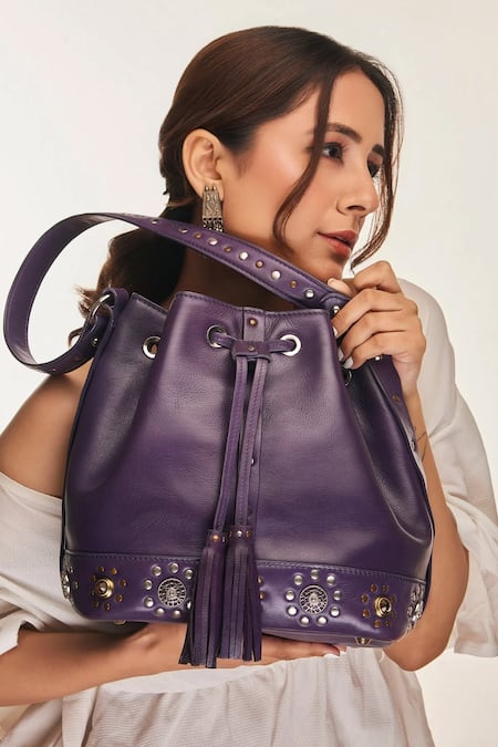 Araani Design Metamorphosis Bohemian Shoulder Bucket Bag 