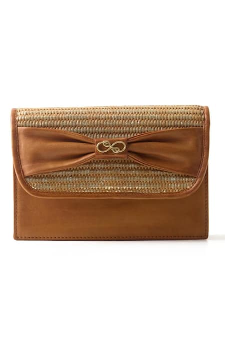 Araani Design Dainty Bow Front Clutch Bag 