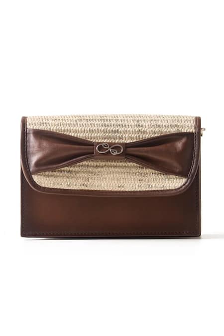 Araani Design Dainty Bow Front Clutch Bag 