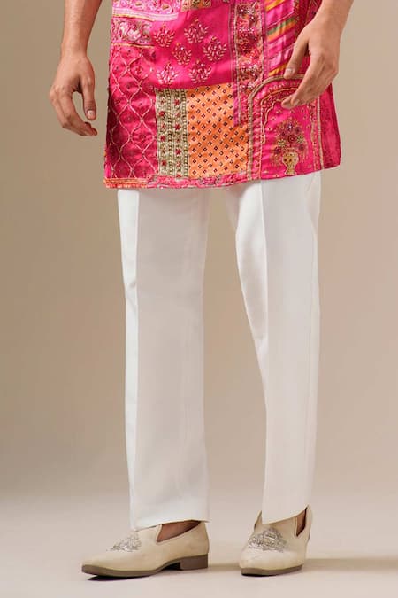 Darzi House Pink Modal Zari, Sequins, Crystals Jaipur Royale Embroidered Kurta Set Online at Aza Fashions Darzi House_Pink Modal Zari, Sequins, Crystals Jaipur Royale Embroidered Kurta Set _Online_at_Aza_Fashions