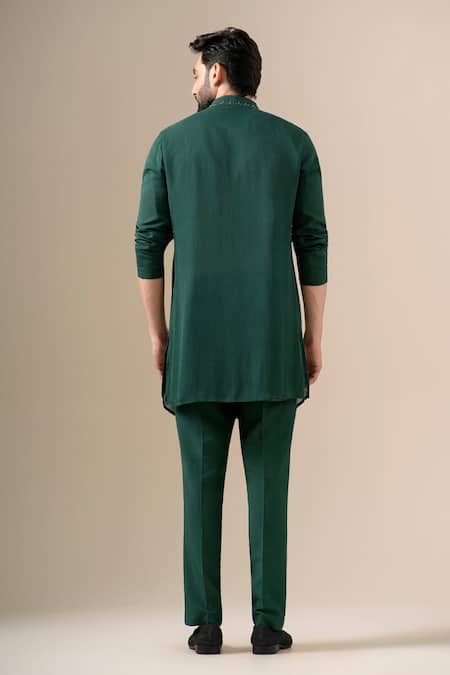 Darzi House Jade Regal Embroidered Kurta Set 
