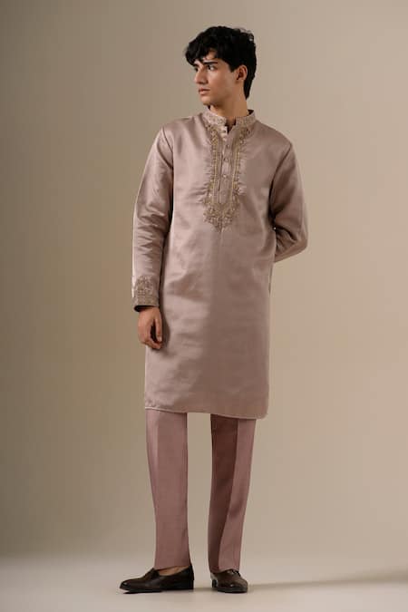 Darzi House Mehfil Mauve Kurta Set 