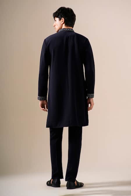 Darzi House Imperial Noir Embroidered Kurta Set 