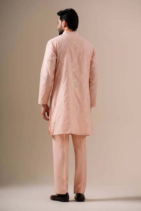 Darzi House Nirvana Lotus Embroidered Kurta Set 