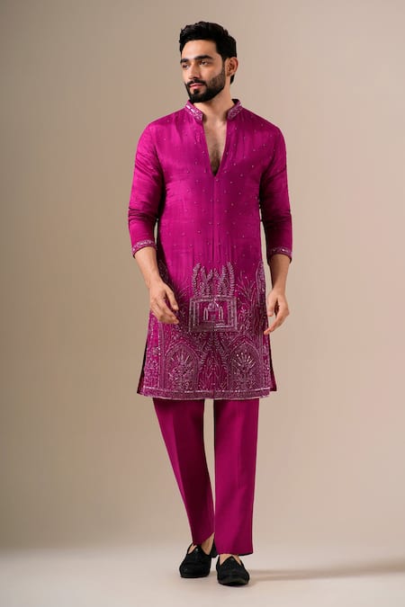 Darzi House Ornate Embroidered Kurta Set 