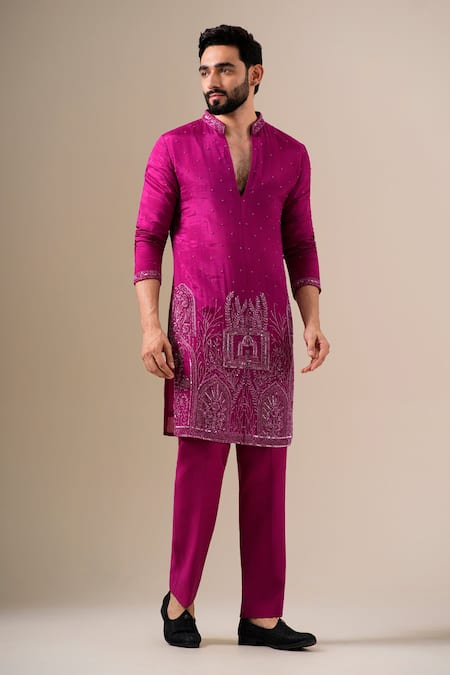 Darzi House Ornate Embroidered Kurta Set 
