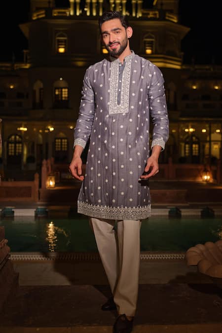 Darzi House Fleur Embroidered Kurta Set 
