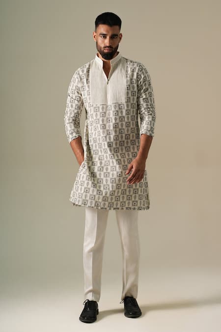 Darzi House Mosaic Print Kurta Set 