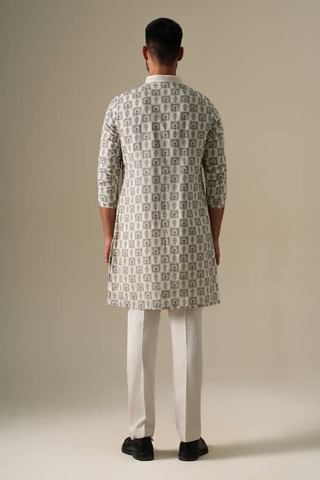 Darzi House Mosaic Print Kurta Set 