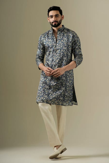 Darzi House Eden Printed & Embroidered Kurta Set 