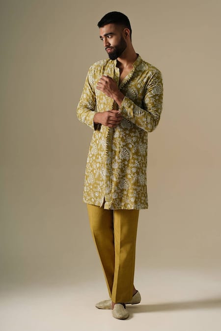 Darzi House Symphony Of Garden Embroidered Kurta Set