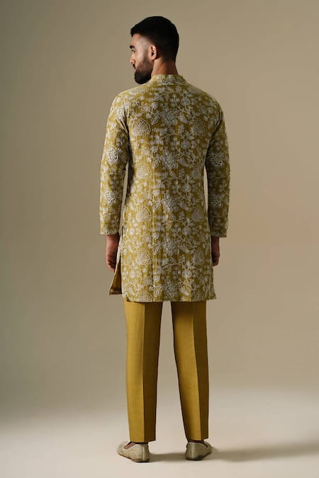 Darzi House Symphony Of Garden Embroidered Kurta Set