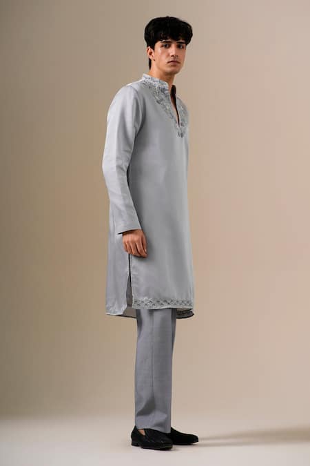 Darzi House Moonstone Leaf Kurta Set