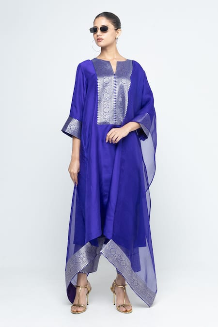 SOBARIKO Seher Woven Tunic Pant Set 