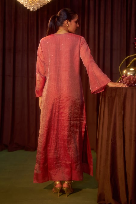 Coeur Celeste Front Embroidered Kaftan