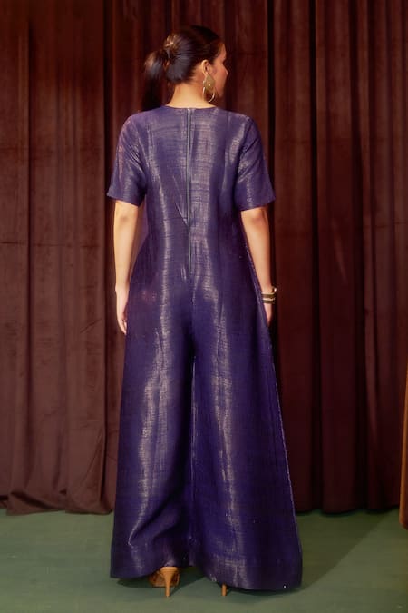 Coeur Lume Embroidered Jumpsuit