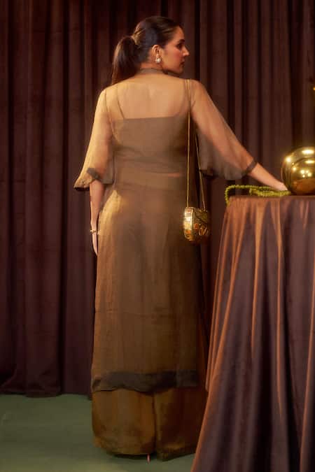 Coeur Flore Sheer Kurta & Pant Set 