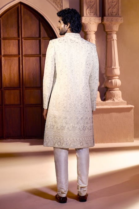 Arihant Rai Sinha Floral Embroidered Sherwani Set