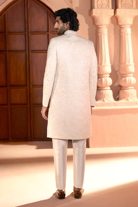 Arihant Rai Sinha Embroidered Sherwani & Pant Set