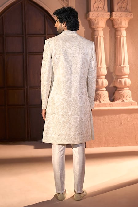 Arihant Rai Sinha Embroidered Sherwani & Pant Set 