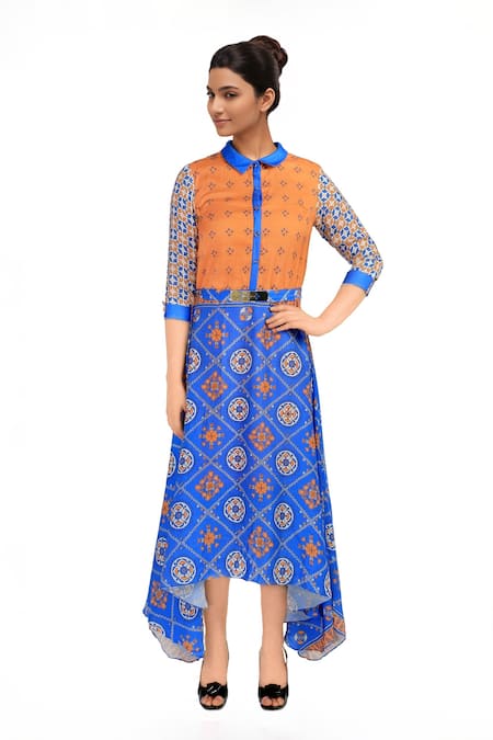 Soup By Sougat Paul Cotton Printed Dress 