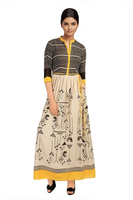 Soup By Sougat Paul Cotton Printed Dress 