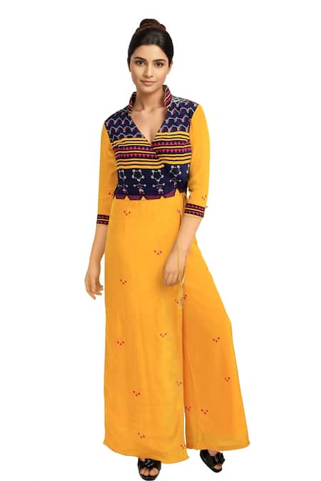 Soup By Sougat Paul Printed Overlay Jumpsuit