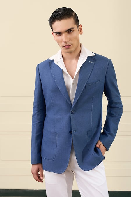 Gargee Designers Linen Single Breasted Blazer