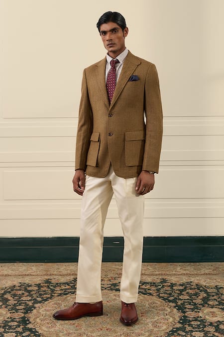 Gargee Designers Wool Double Breasted Blazer