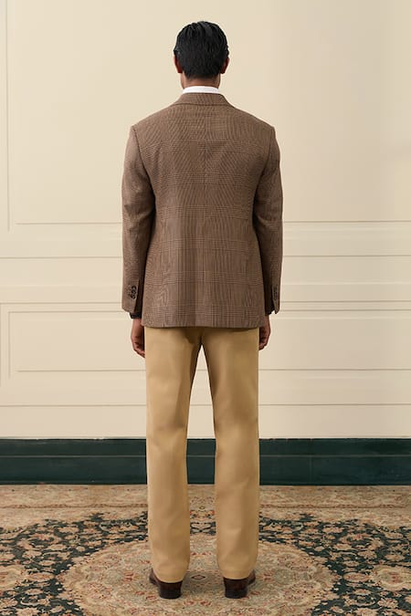 Gargee Designers Checked Wool Blazer