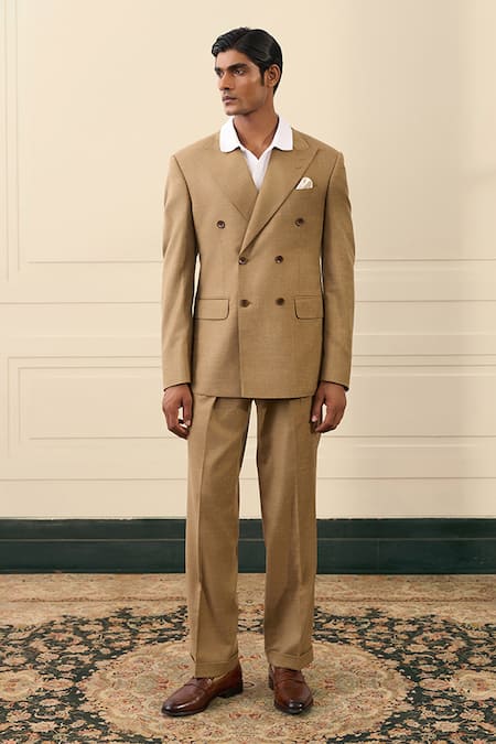 Gargee Designers Double Breasted Coat & Pant Set